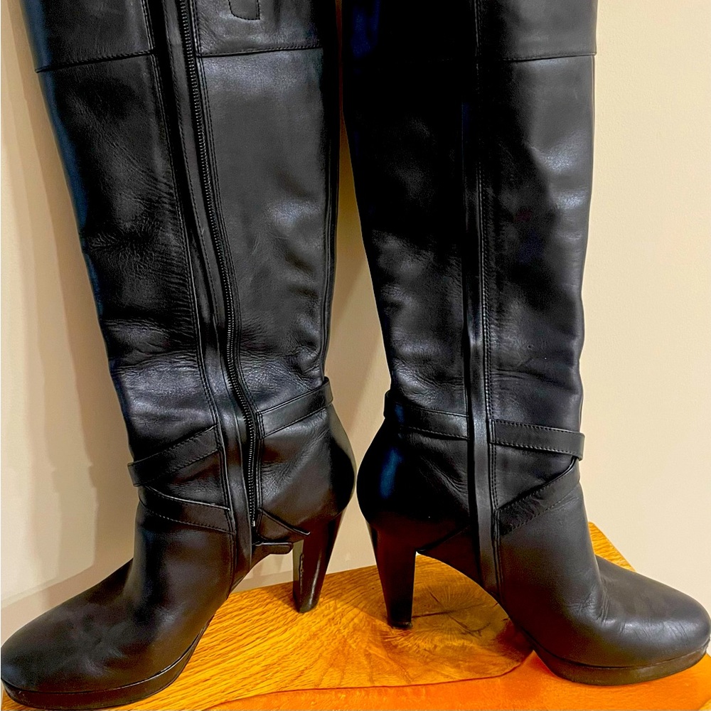Black Knee High Boots